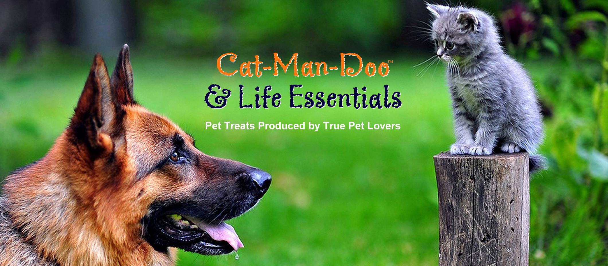 Can-Man-Doo treats for dogs and cats